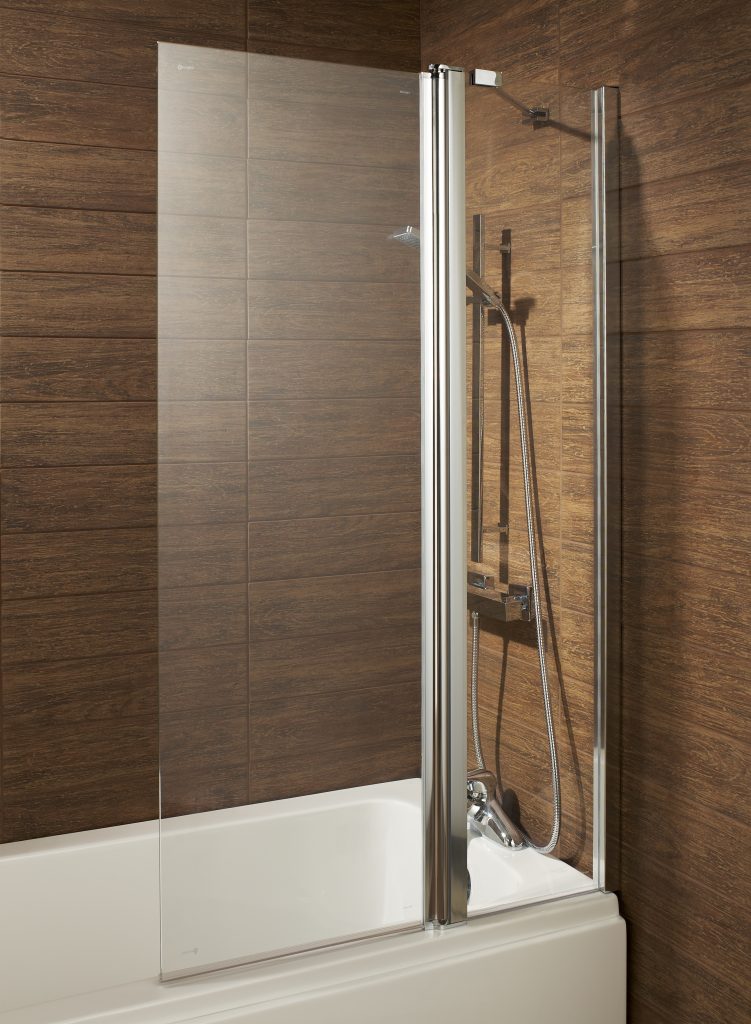 ESK DOUBLE FOLDING OVER BATH SHOWER SCREEN Bath Giant