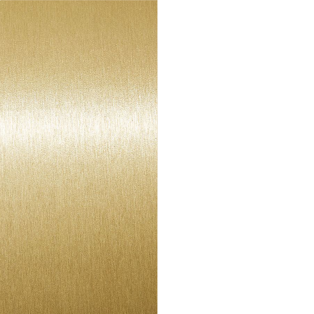 Brushed Brass/Gloss White