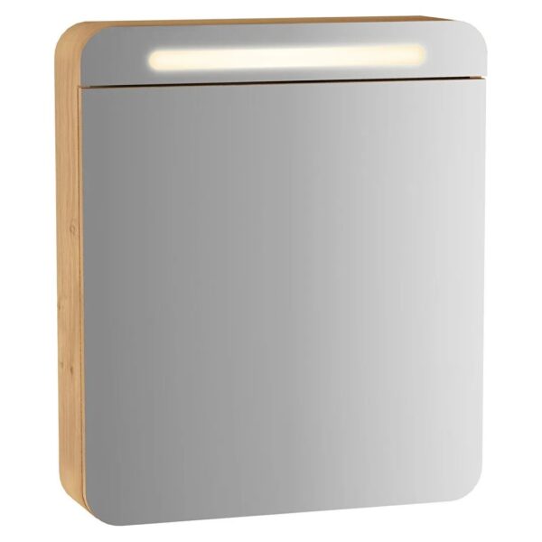 Sento 600mm Illuminated Mirror Cabinet (Left Hand)