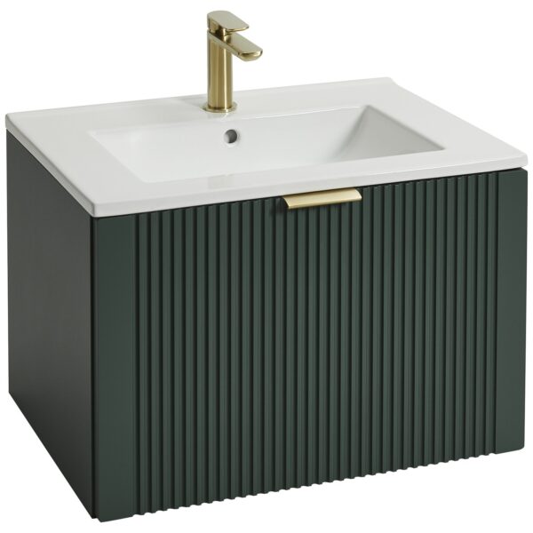 Tyndrum 600 Wall Hung Vanity Unit with Ceramic Basin