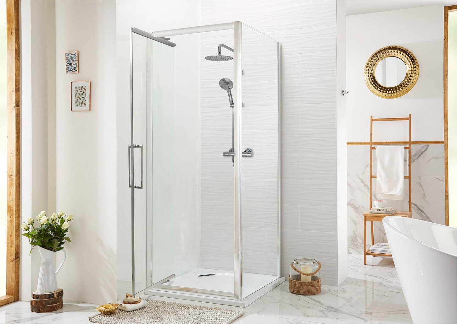 Cara 8mm Infold Door Enclosure 760 x 760mm