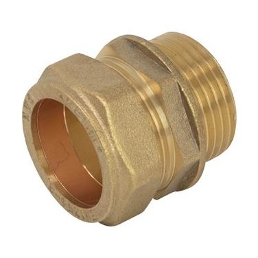 15mm x ¾" Compact Compression Coupler Male