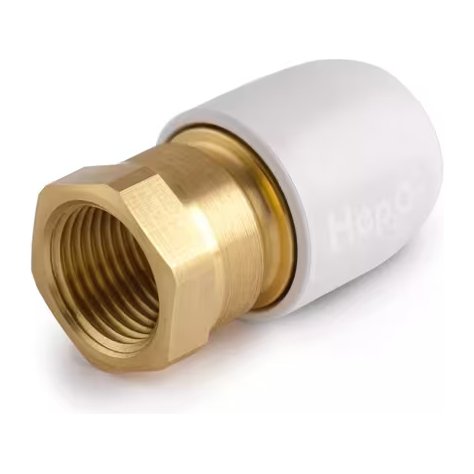 Hep2O Brass Adapter 10mm x ½"