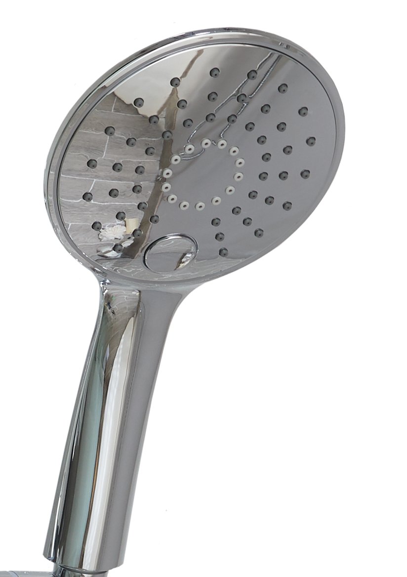 Push Button Multi-Function Round Shower Handset