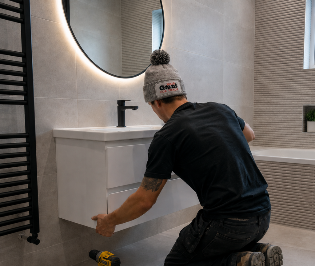 Trade professional on site