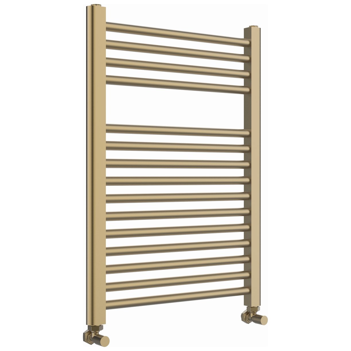 Maree 500 x 690mm Straight Brushed Brass