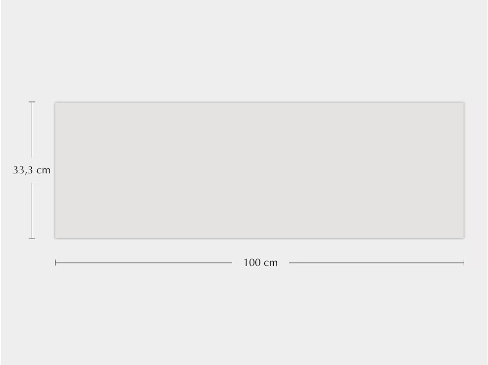 Cubica Basic Blanco (33.3 x 100cm)