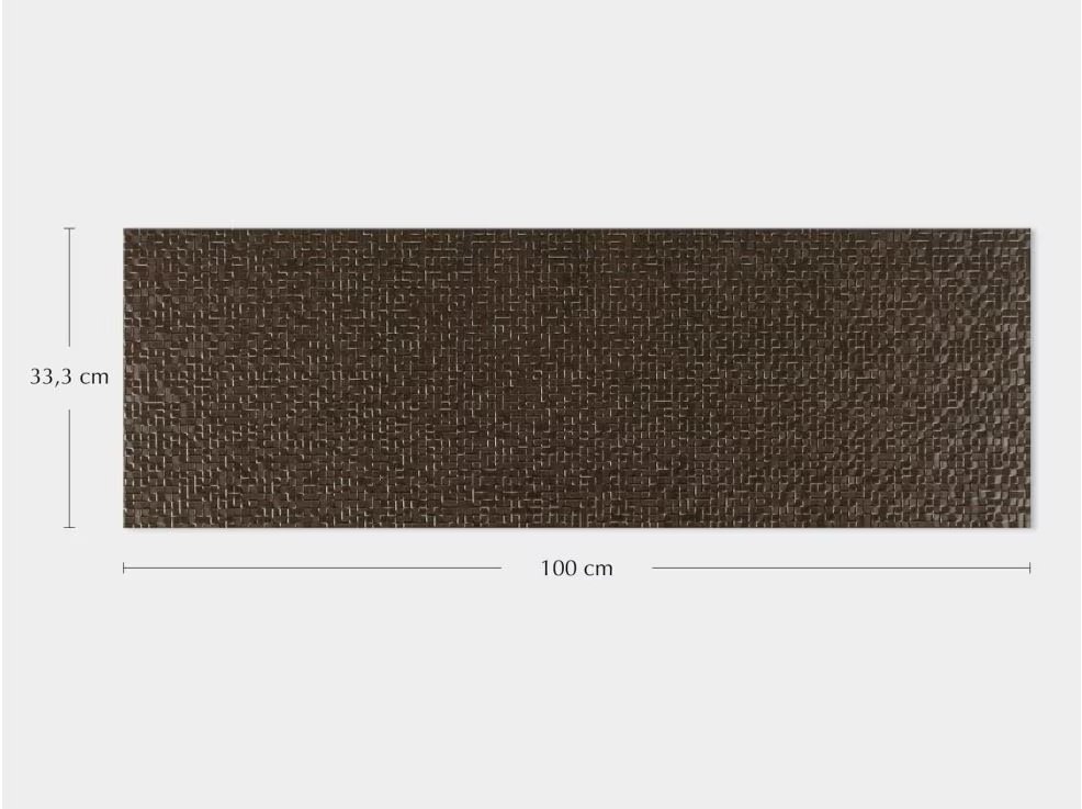 Cubica Silver (33.3 x 100cm)