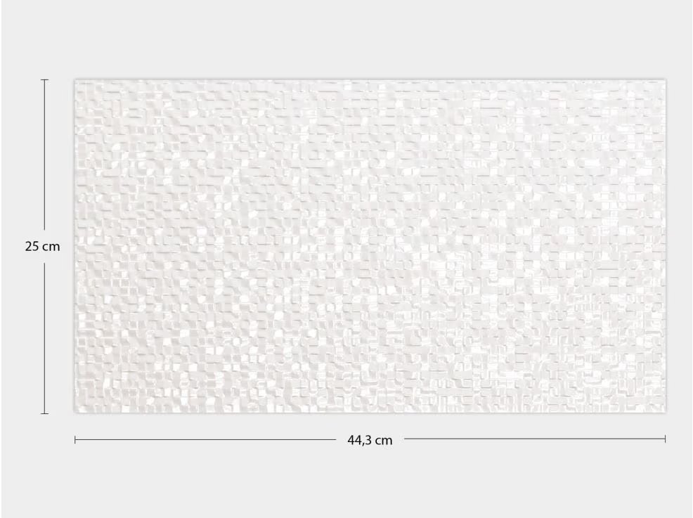 Cubica Blanco (25 x 44.3cm)