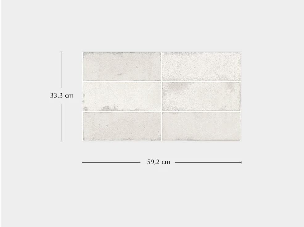Brick Vetri White (33.3 x 59.2cm)