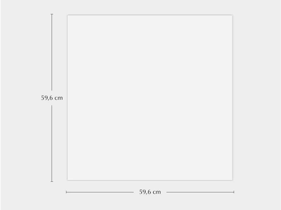 Matt White (59.6 x 59.6cm)