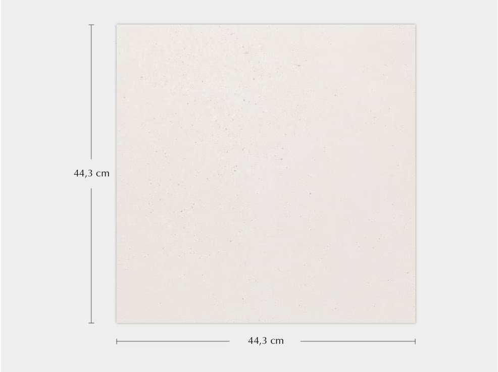 Bottega White (44.3 x 44.3cm)