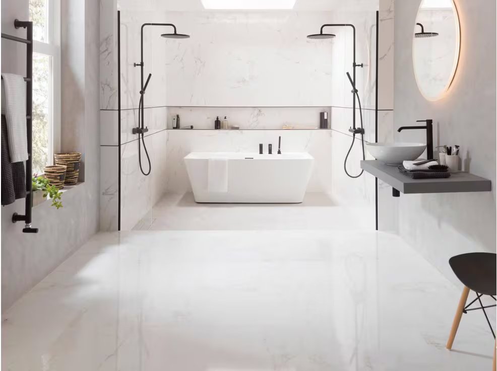 Carrara Blanco Brillo (44.3 x 44.3cm)