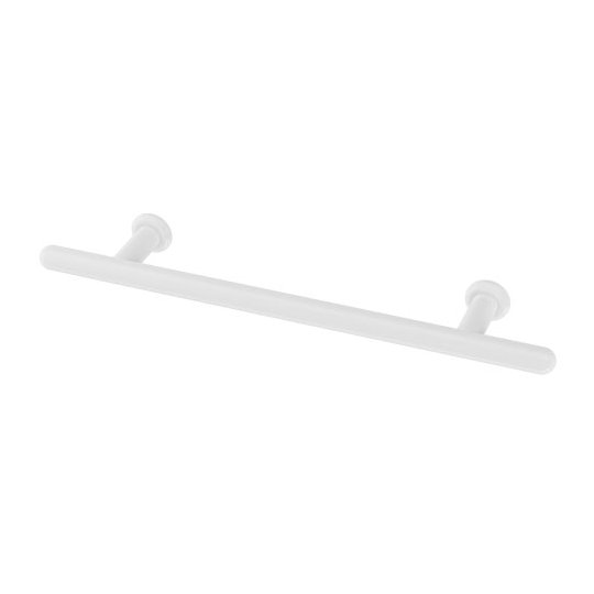 Multirail Straight Towel Hanger 400mm Gloss White