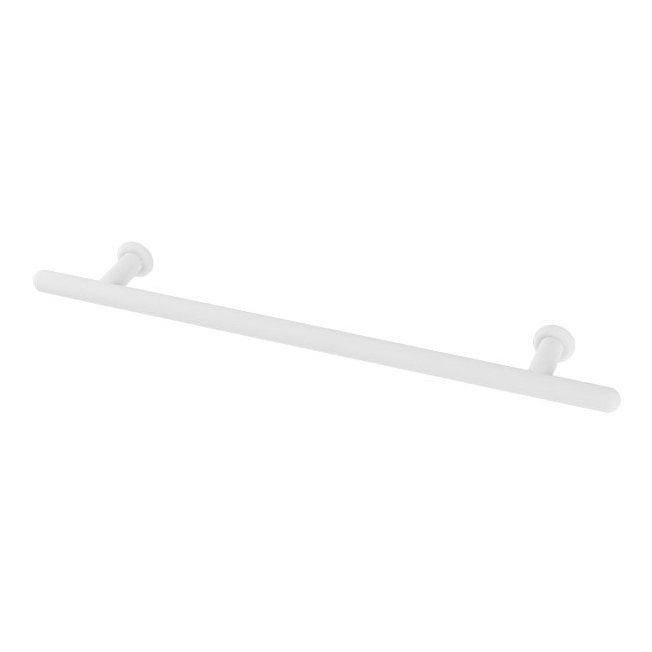 Multirail Straight Towel Hanger 500mm Matt White