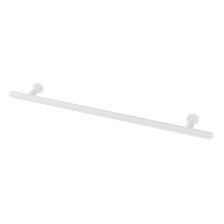 Multirail Straight Towel Hanger 600mm Gloss White