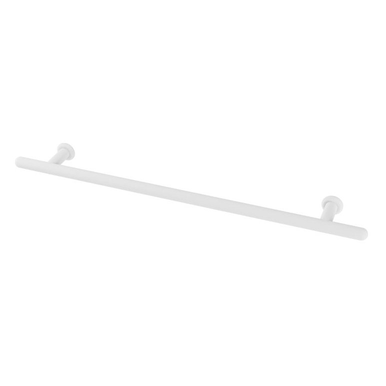 Multirail Straight Towel Hanger 600mm Matt White