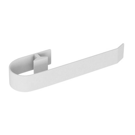 Tunstall V Towel Hanger 280mm Matt White