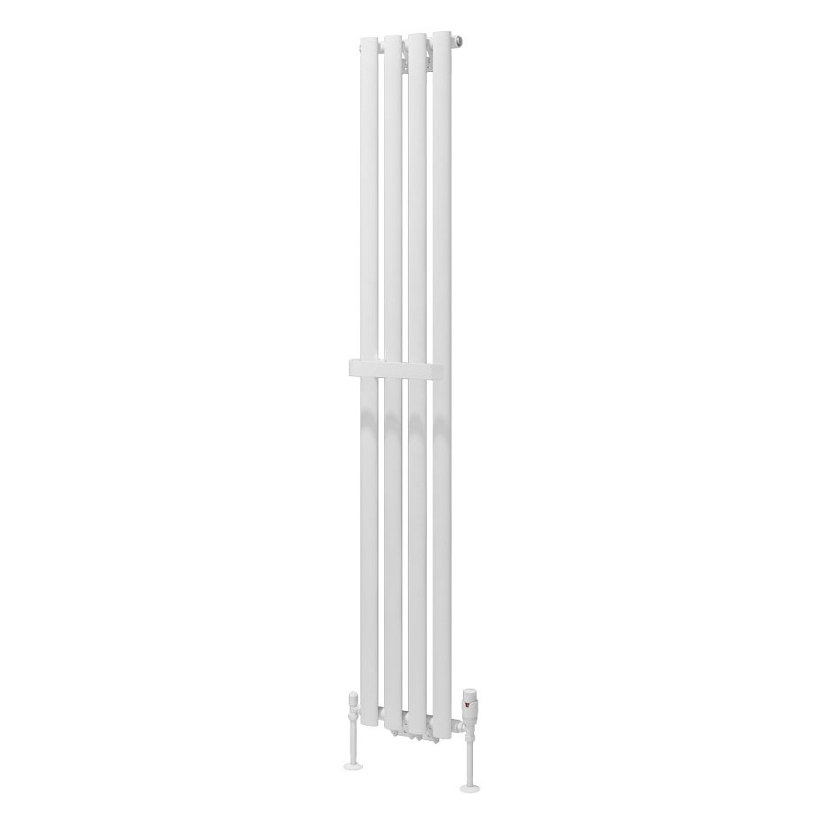 Tunstall V Towel Hanger 280mm Matt White