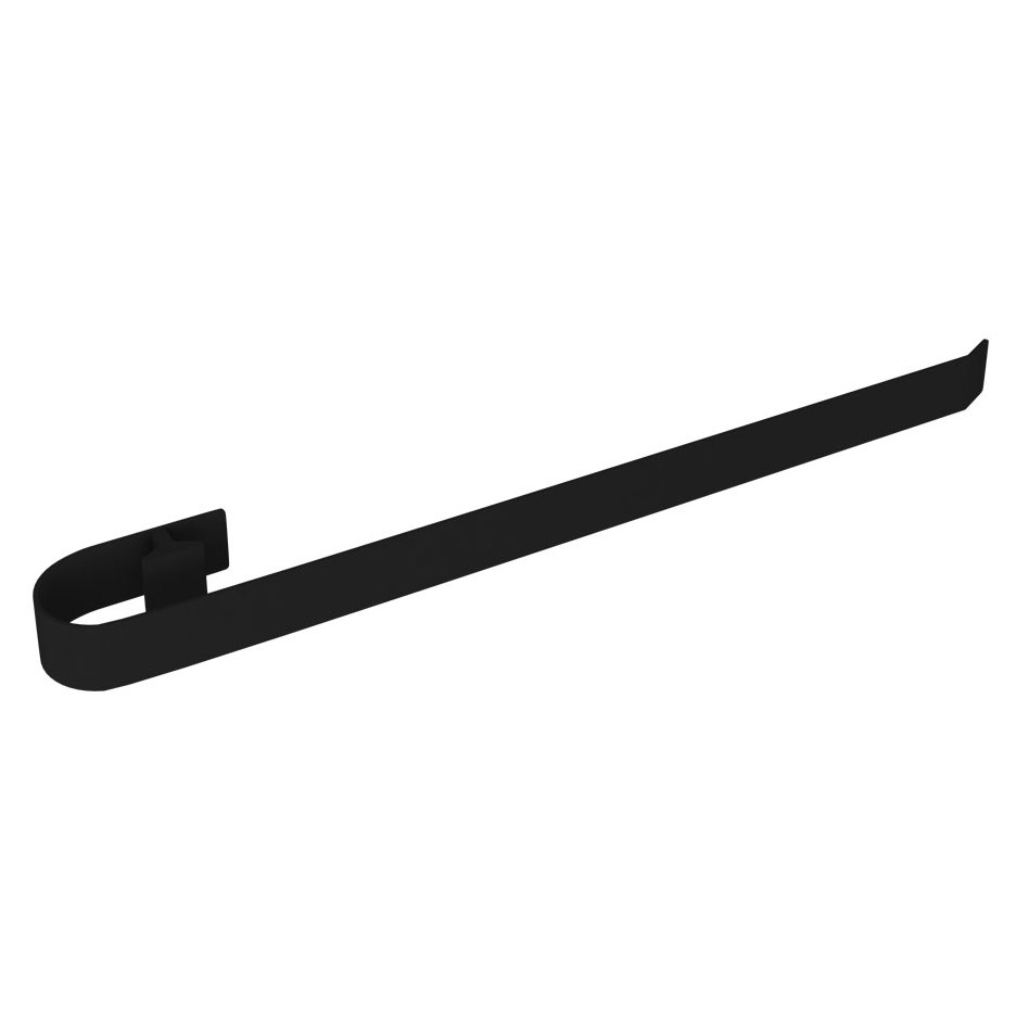 Tunstall V Towel Hanger 630mm Matt Black