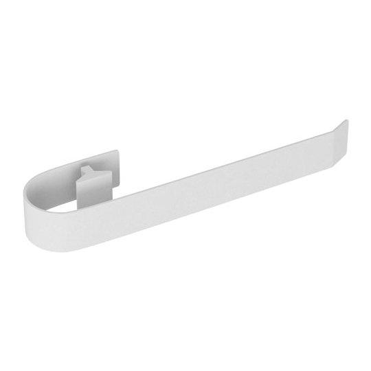 Tunstall H Towel Hanger 330mm Matt White
