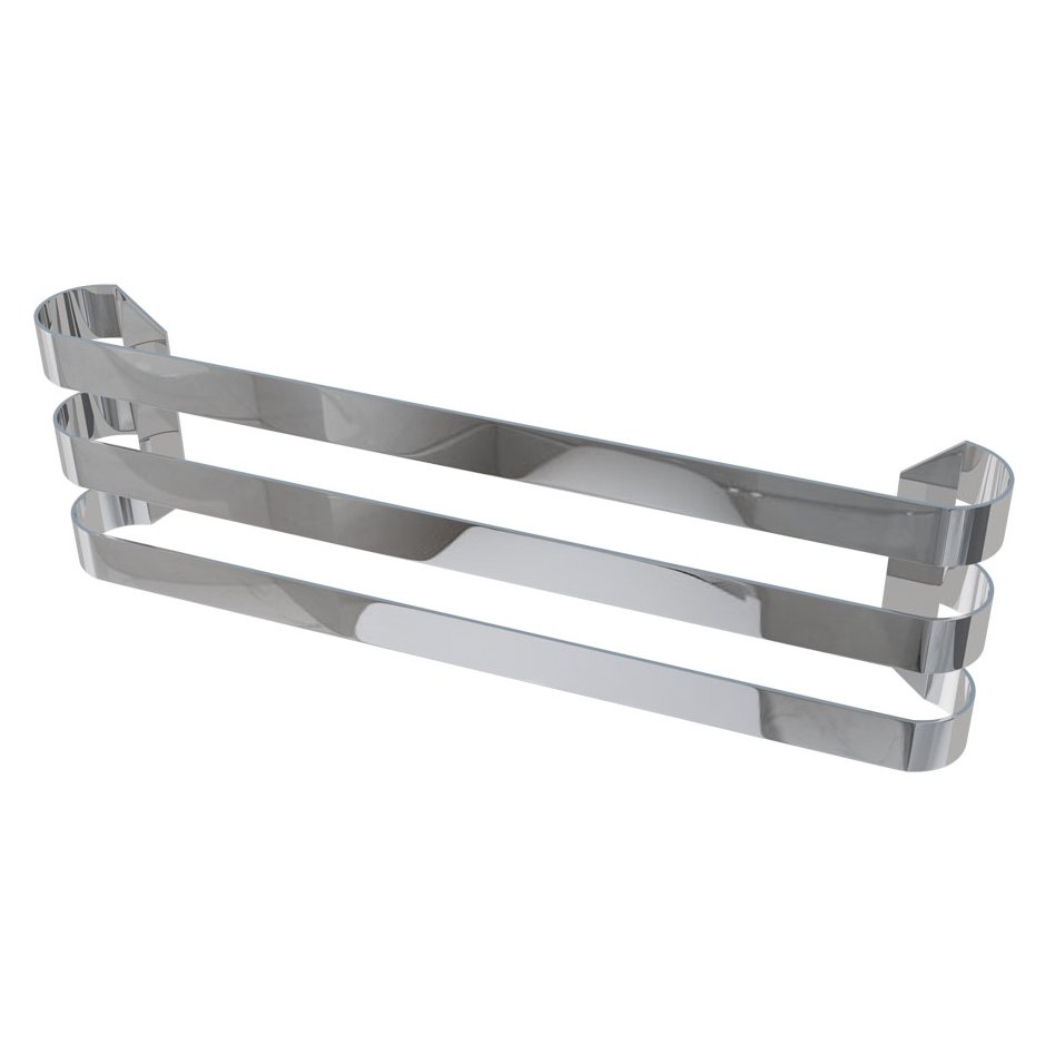 Curved Triple Towel Hanger 565mm Polished Stainless Steel