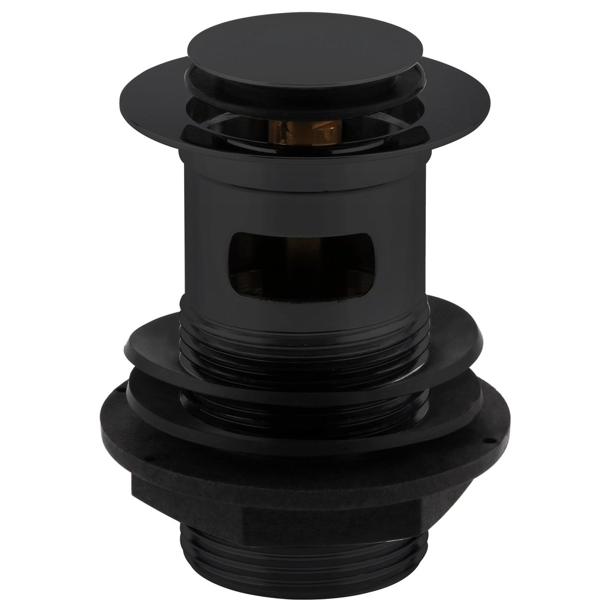 ASP Mini Push Waste - Slotted Black