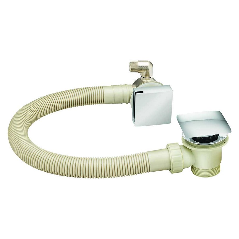 ASP Bath Combi Filler (Square) Click Waste and Overflow