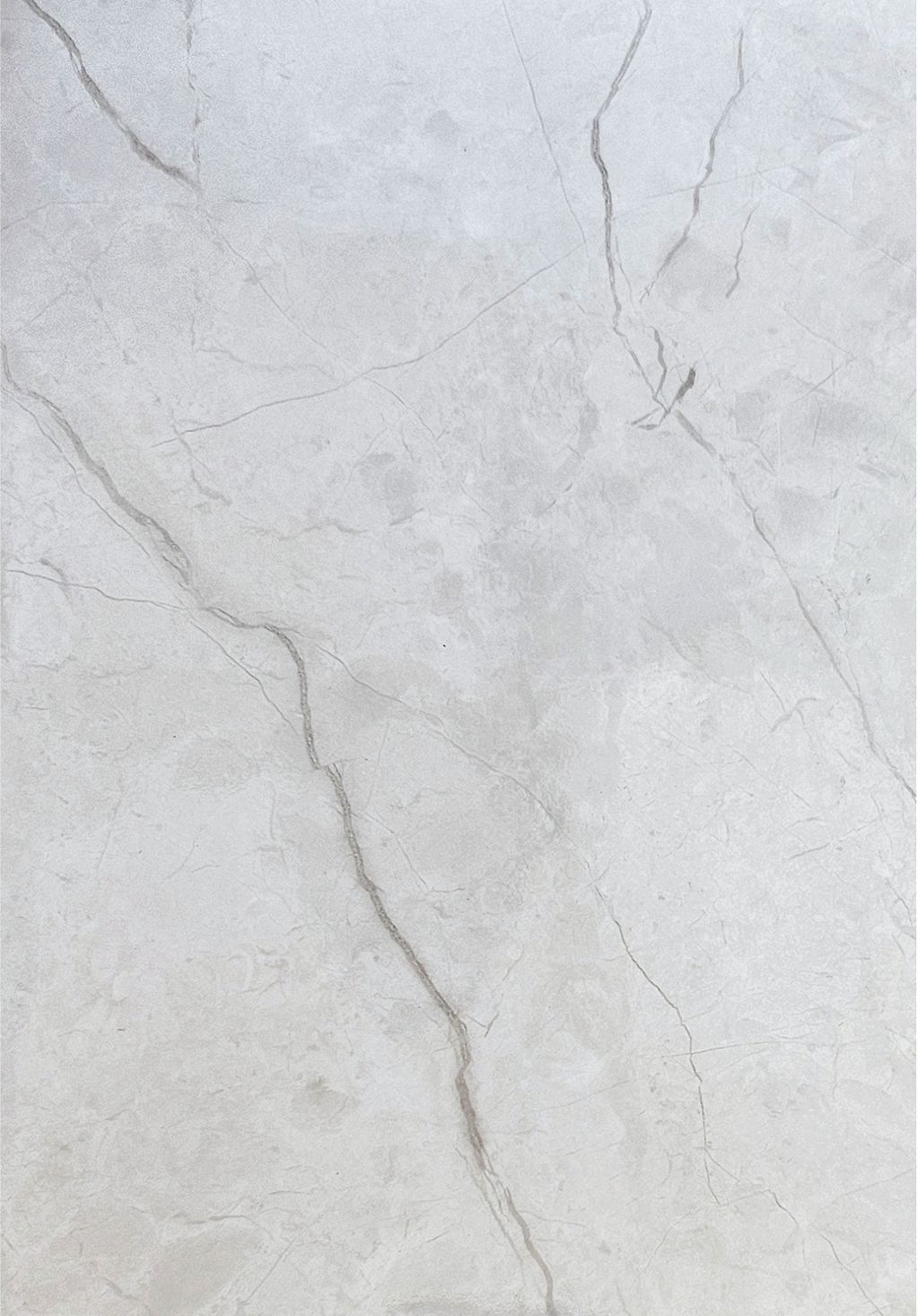 10mm Solid - Light Grey Carrara Gloss 2.4m