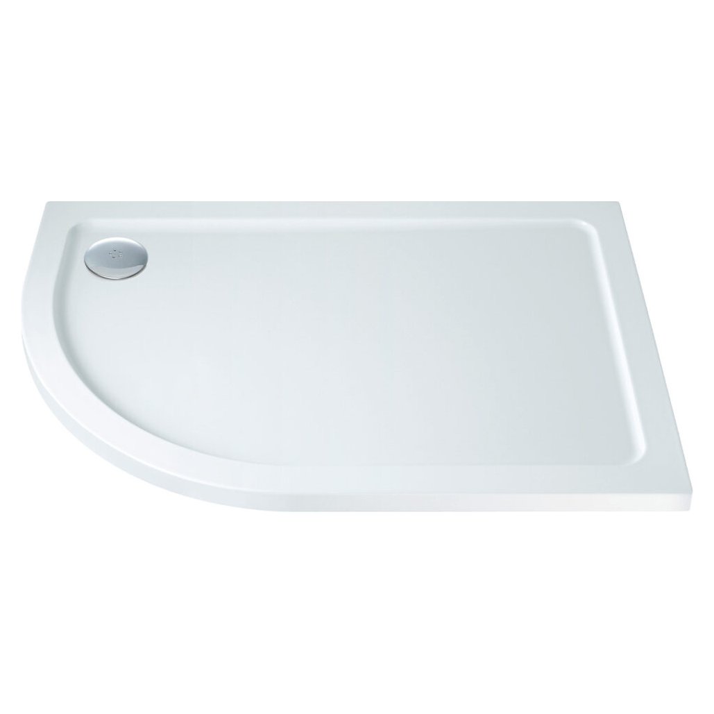 1200 x 900mm Offset Quad LH 300mm S Tray White