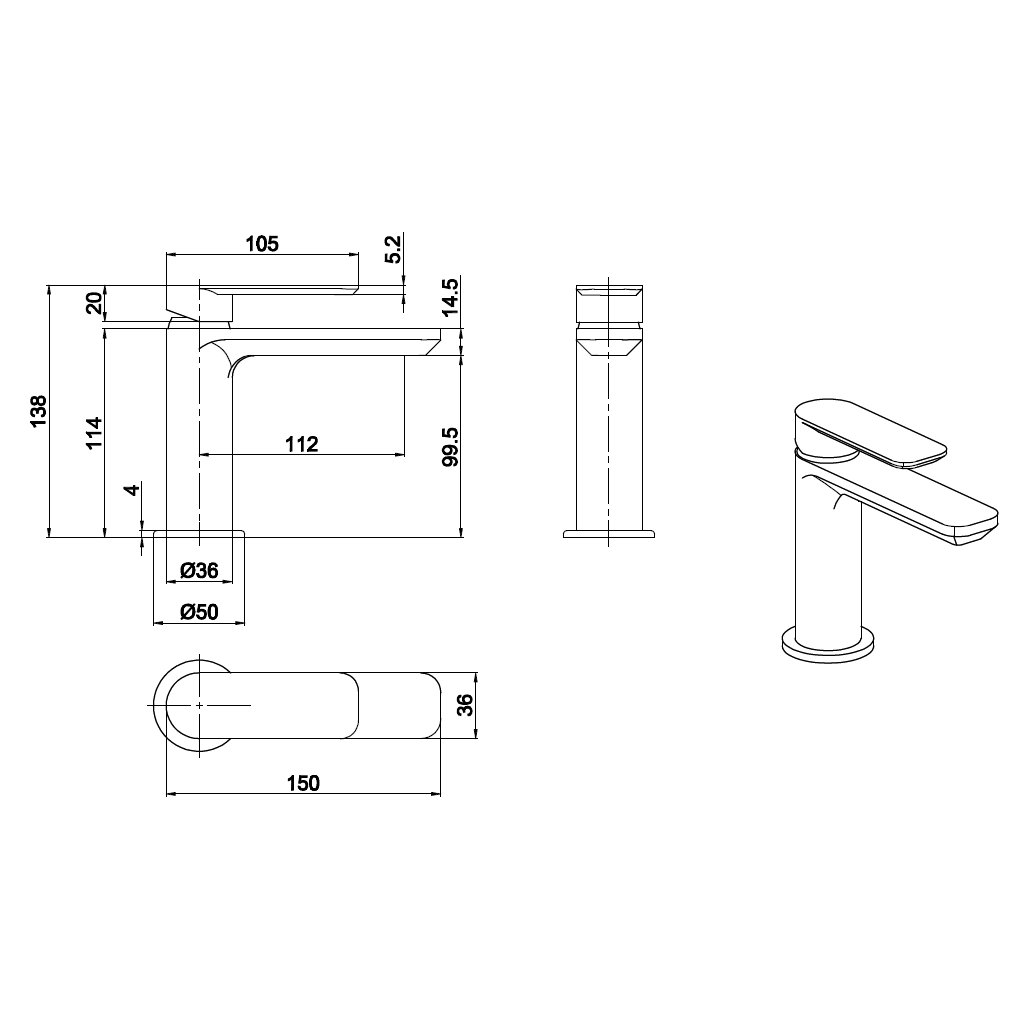 Rona Basin Mono and Click Waste