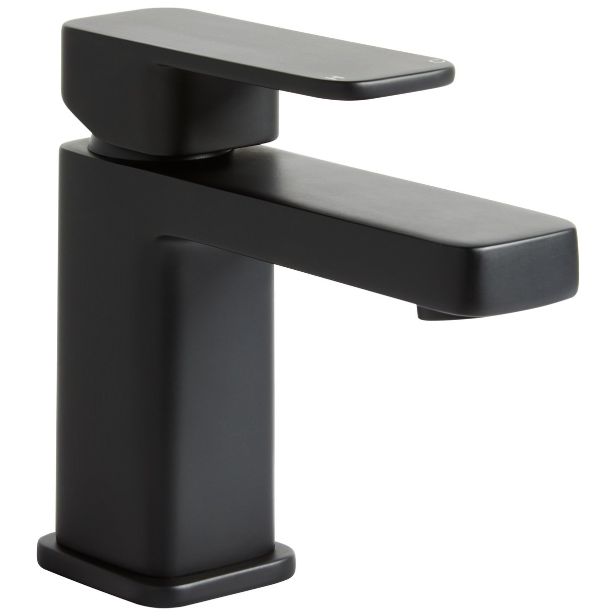 Fife Black Basin Mixer and Push Waste