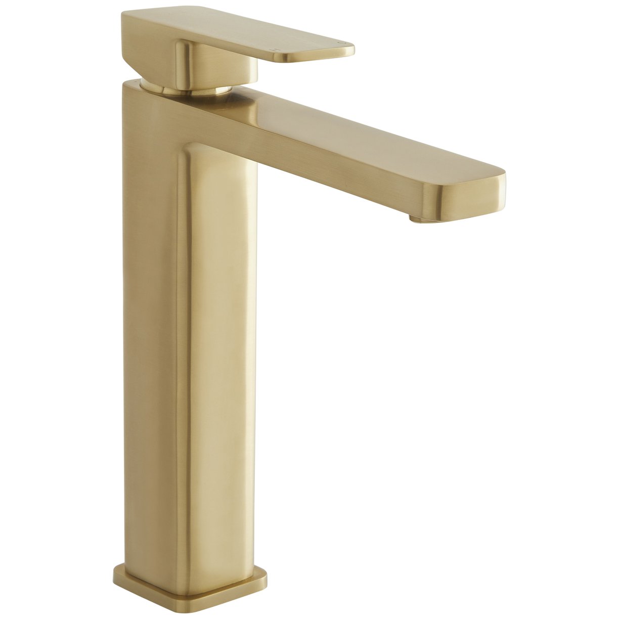Fife Brushed Brass Tall Basin Mixer No Waste