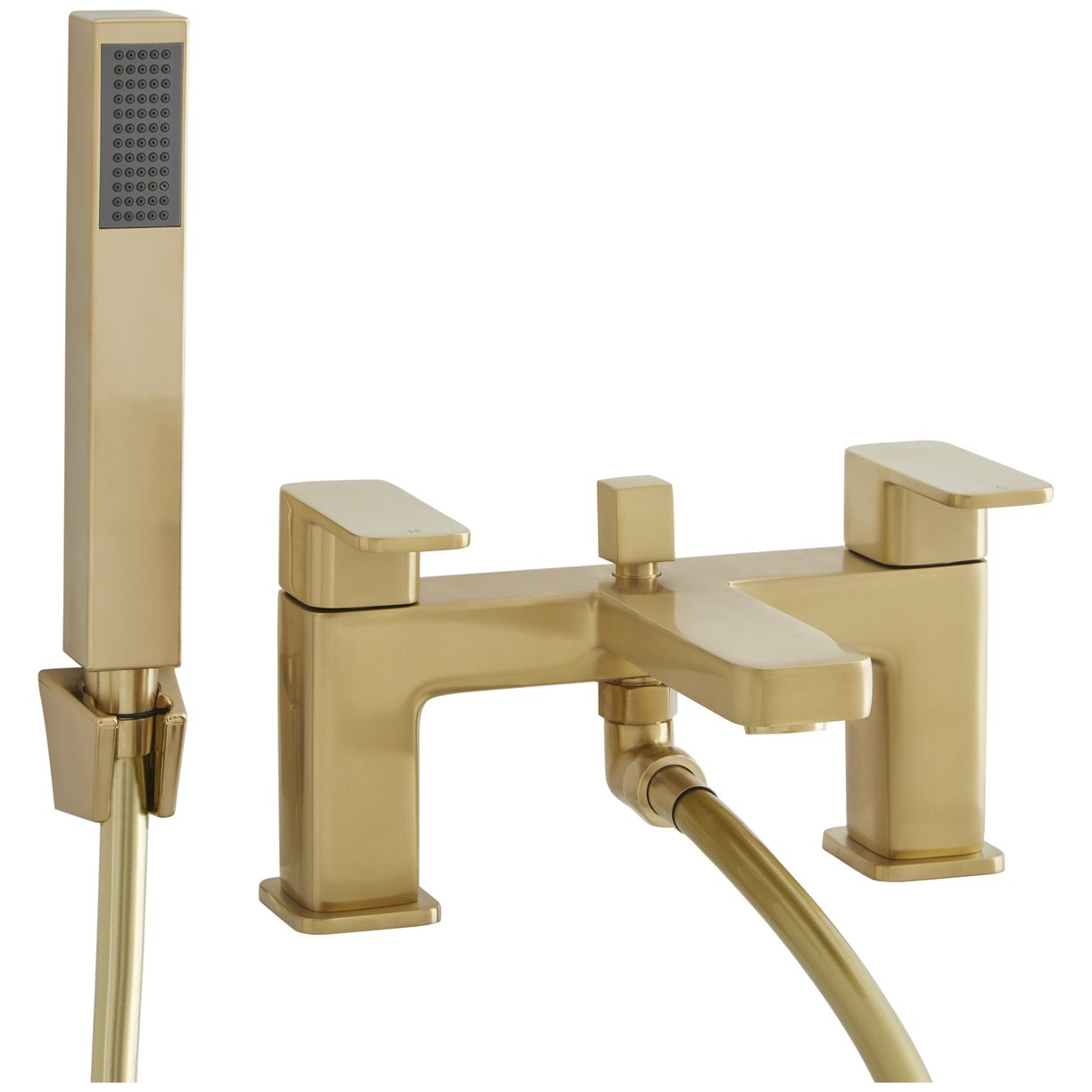 Fife Brushed Brass Bath Shower Mixer & Kit