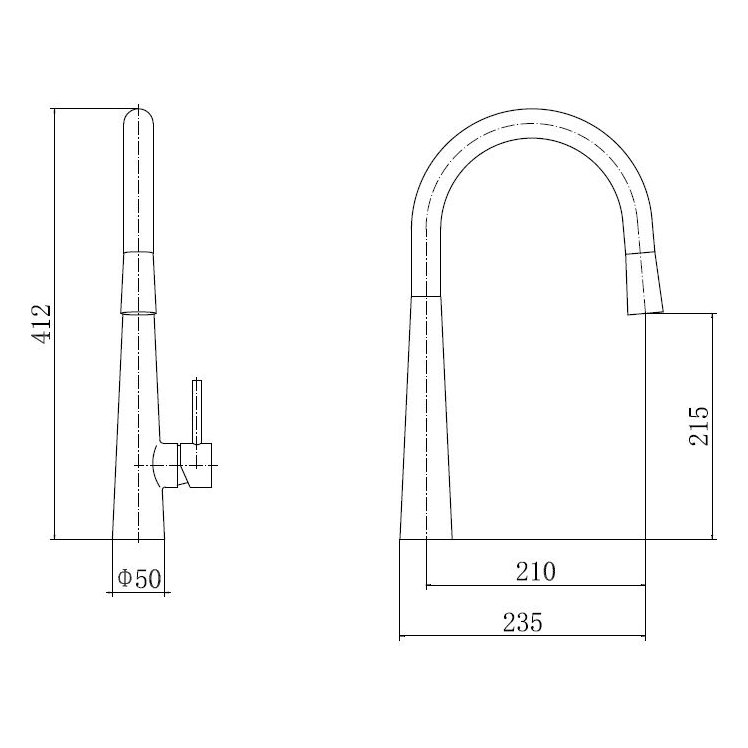 Dunan Mono Sink Mixer