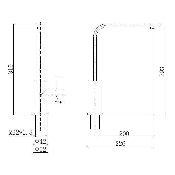 Kinloss Mono Sink Mixer