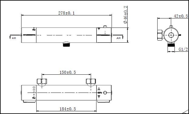 Iona Cool Touch Bar Shower