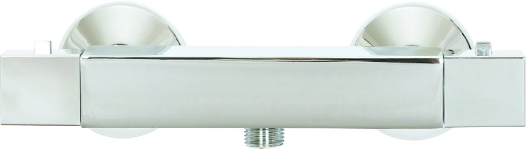 Galston Square Thermo Bar Shower Valve CP