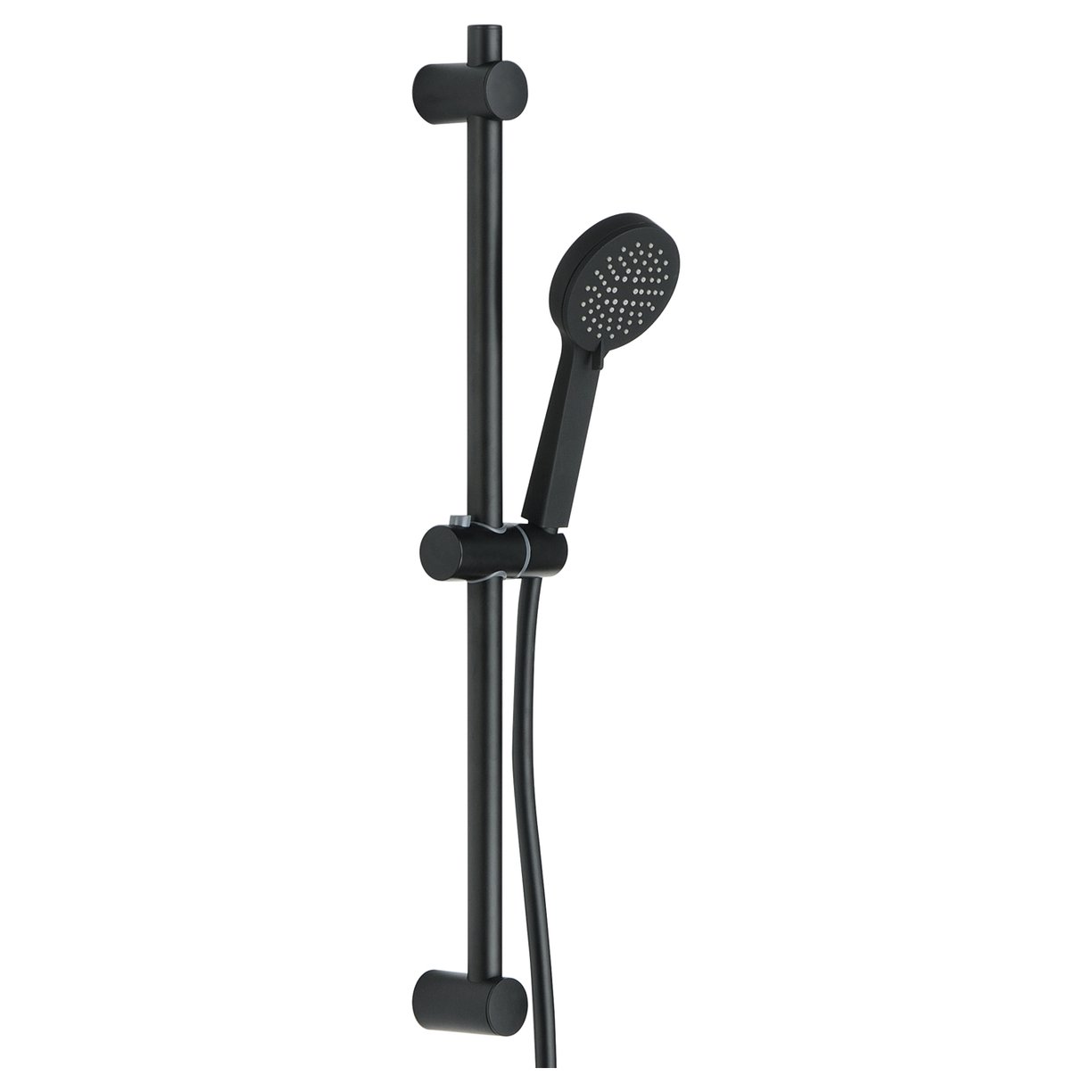Airth Round Shower Kit Black