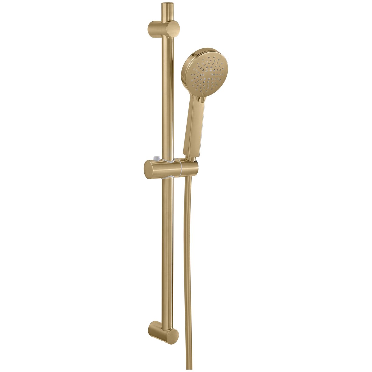 Airth Round Shower Kiit Brushed Brass