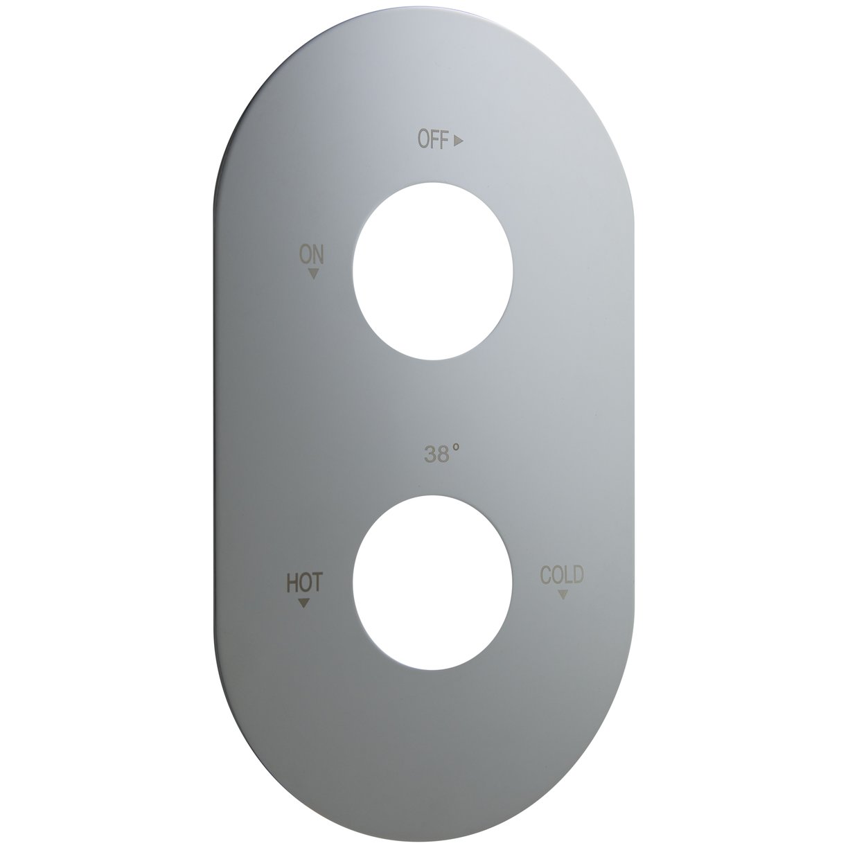 Oban Oval 2 Hole Face Plate