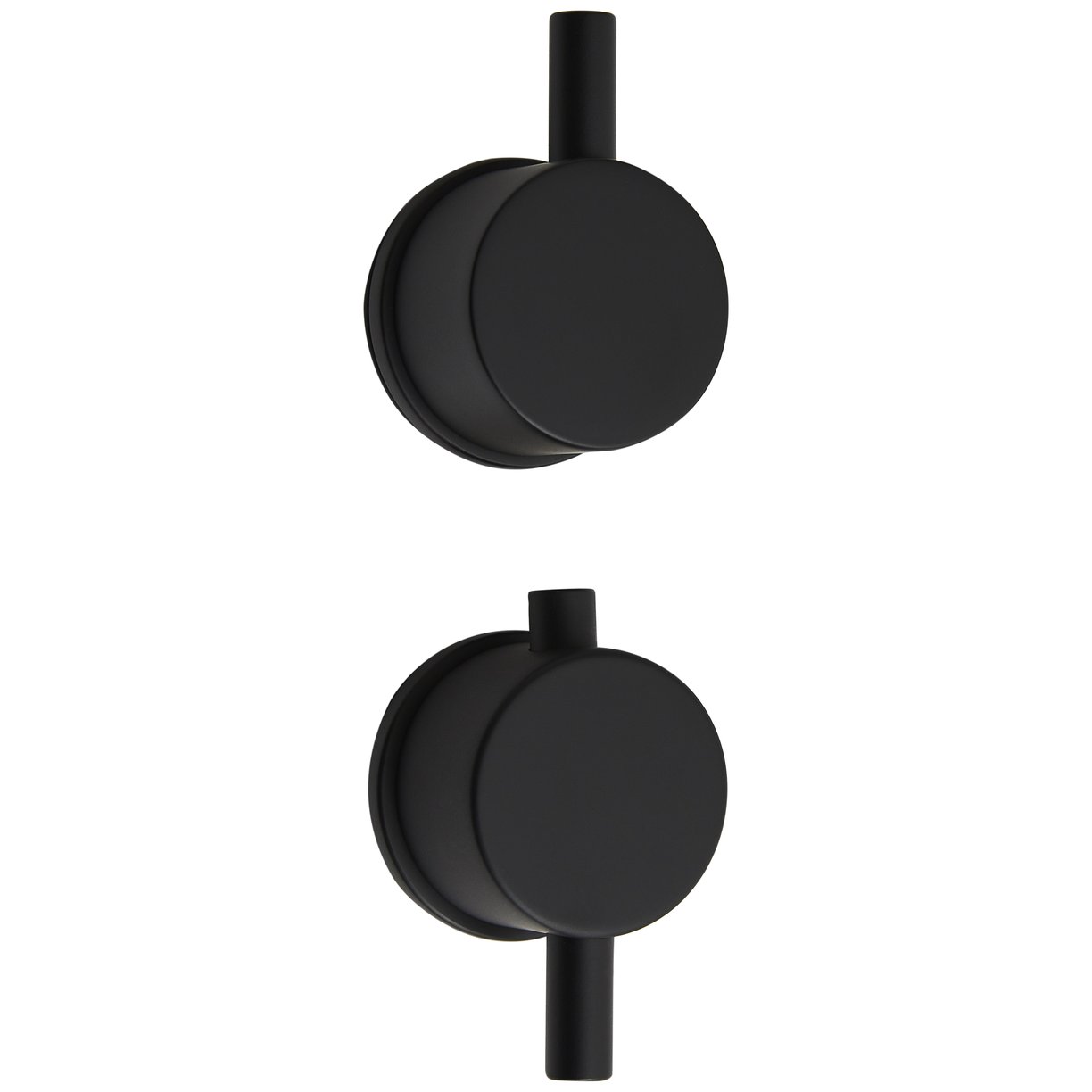 Oban Round 2 Shower Handle Pack Black