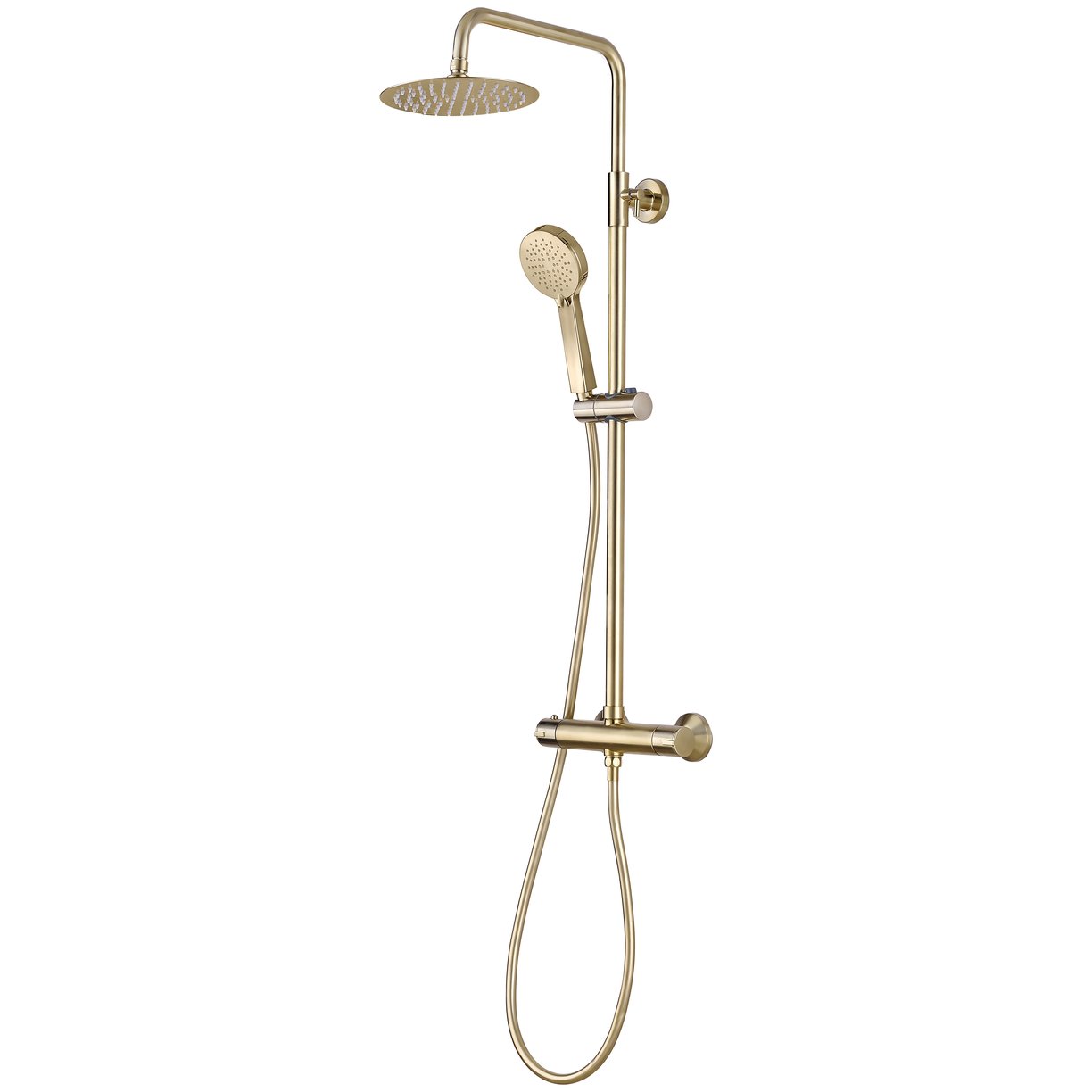 Spey Series 2 Exp Thermo Bar Shower Valve - Brushed Brass