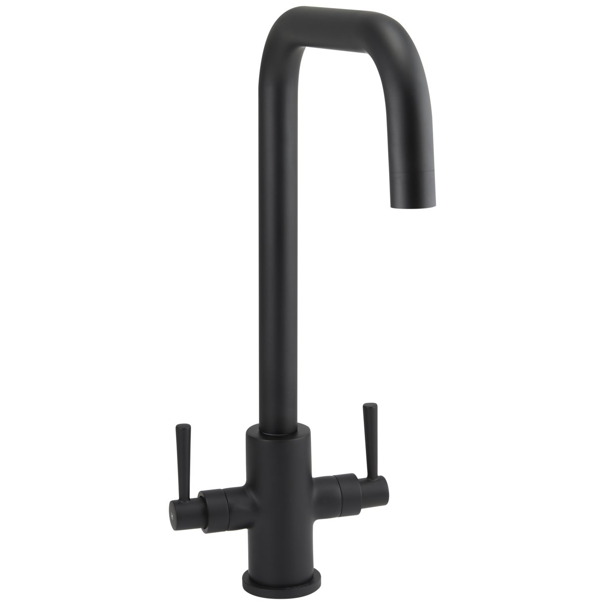 Don Twin Lever Sink Mixer Black