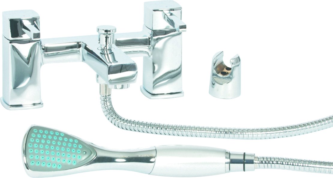 Skye Bath Shower Mixer C/W Shower Kit CP