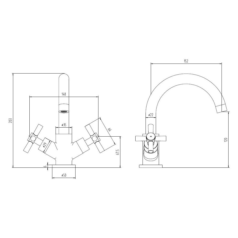 Stirling Mono Basin Mixer CP