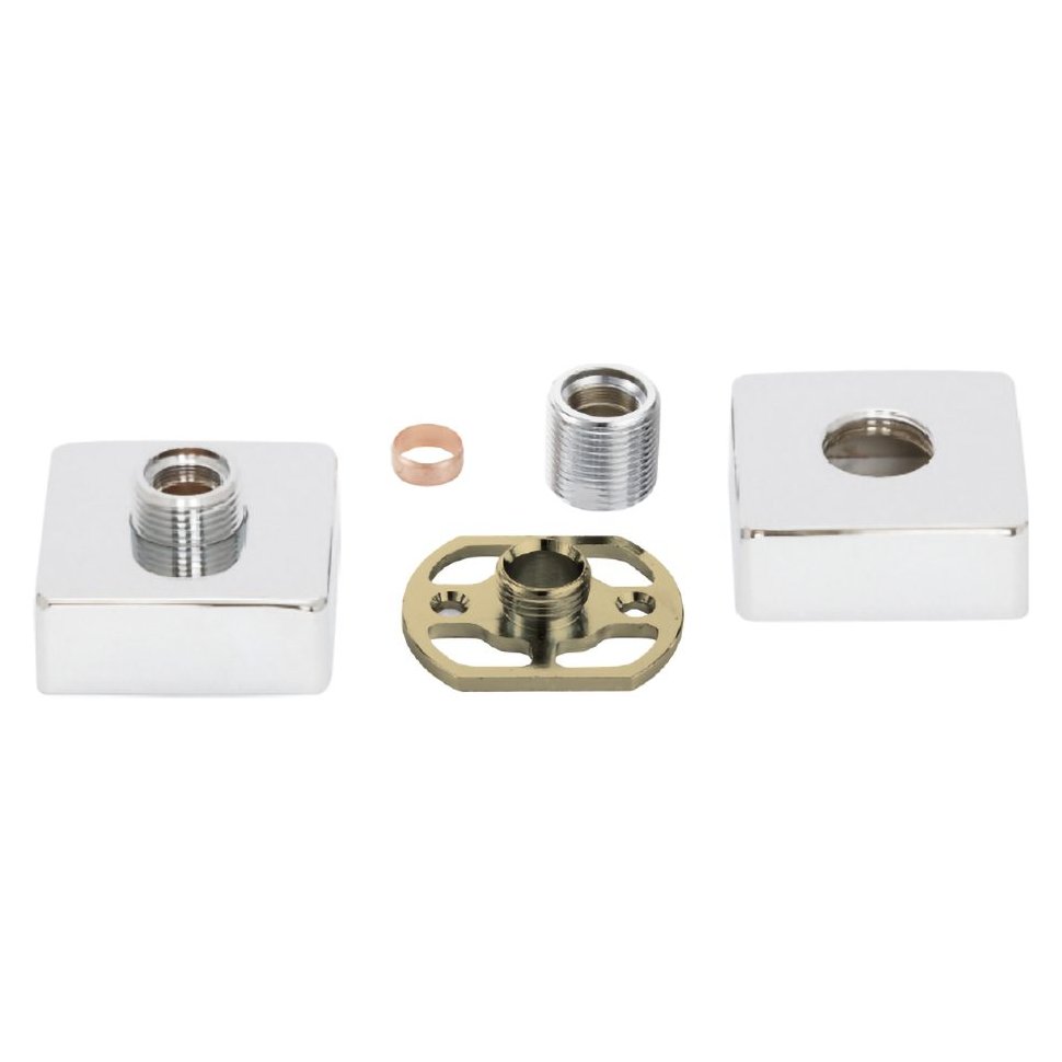 Shower Kit Square Fixing Brackets