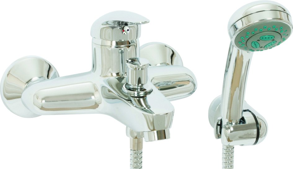 Barra SLR Wall Mounted Bath Shower Mixer/Kit 1 CP (See Mixers Acc Section For Legs)