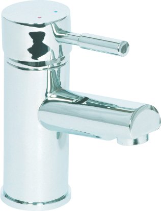 Tay Basin Mixer & Push Waste CP