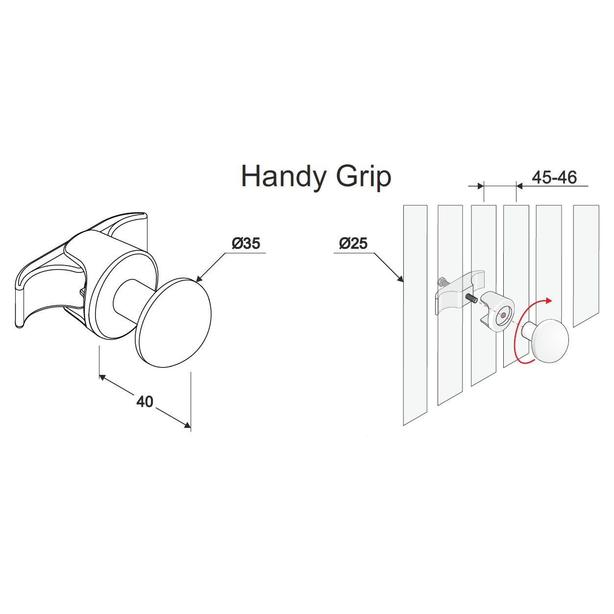 Rivassa Robe Hook Single Chrome